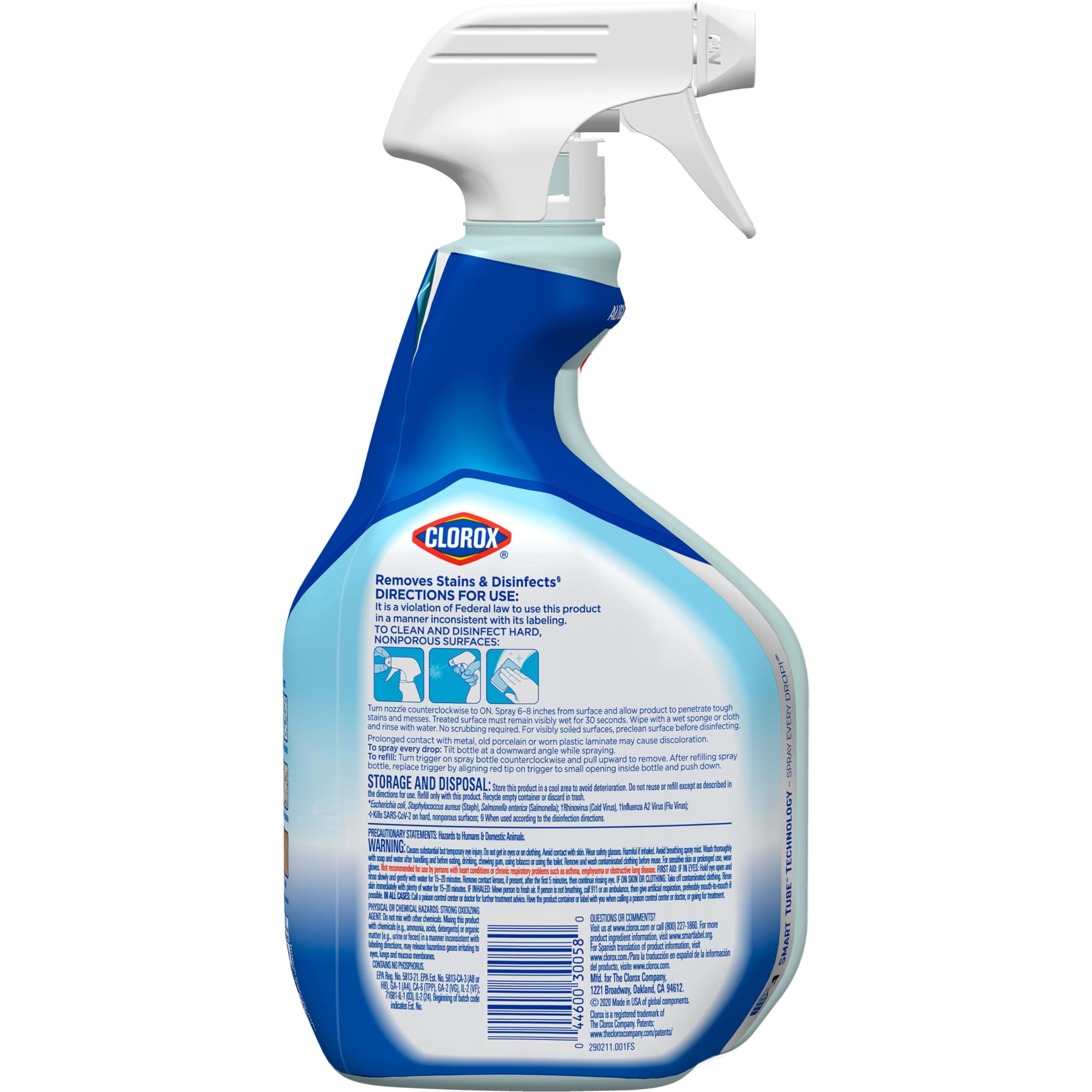 Clorox Fresh Scent Multi-Surface Cleaner Spray - Eliminates Odors & Disinfects for Kitchens, Bathrooms & More | Perfect for Home & Office Cleaning