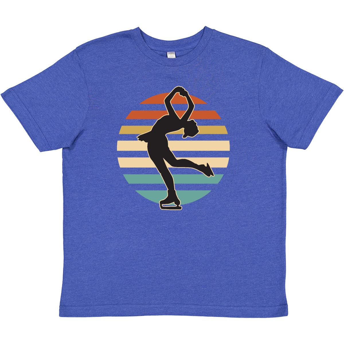 Inktastic Ice Skating & Ice Dancing Youth T-Shirt - Fun & Comfortable Kids' Figure Skating Apparel for Practice & Competition