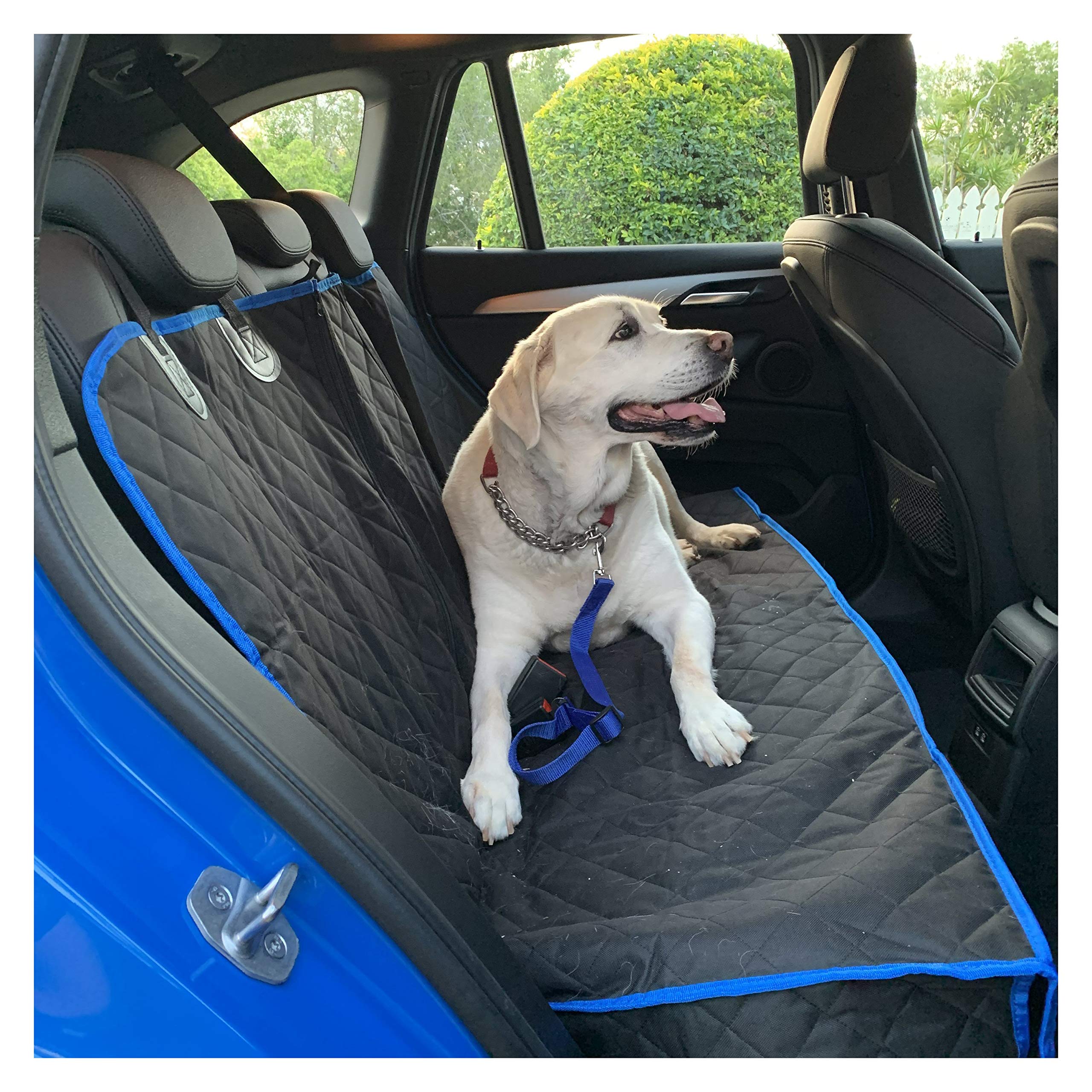 Vivki™ Luxury Dog Car Seat Cover - Heavy Duty Waterproof Pet Seat Protector with Seat Belt & Non-Slip Design for Cars, SUVs, Trucks | Perfect for Road Trips, Daily Commutes & Pet Travel Protection