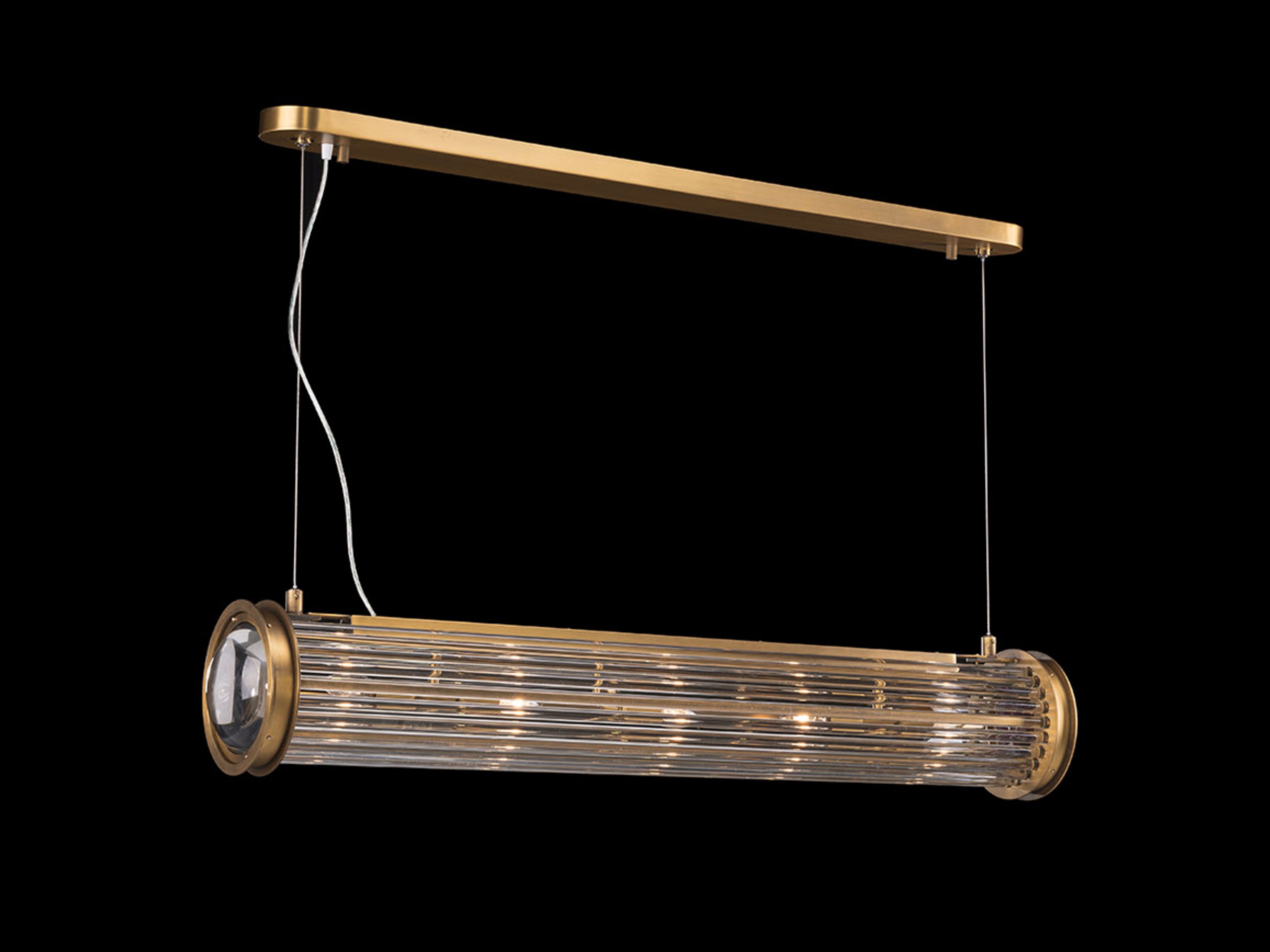 Modern Newton Pendant Chandelier - Elegant Glass Ceiling Light Fixture for Dining Room, Kitchen Island & Bedroom Lighting