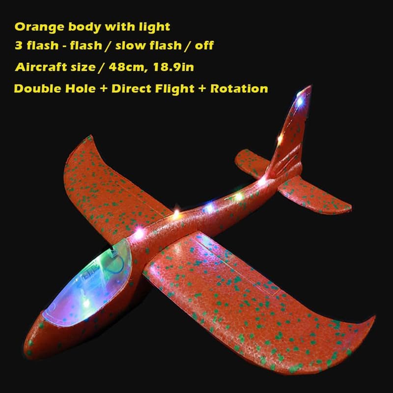 GoBaby Hand Throw Multicolor Flying Glider Foam Planes Toys for Kids - Outdoor & Backyard Fun with Easy Launch, Soaring Flight - Perfect for Birthday Parties, Beach Games & Park Activities