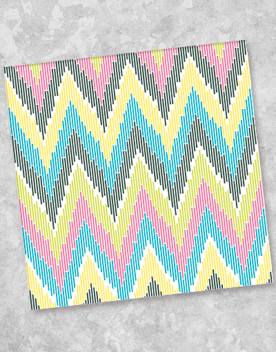 Bar Chevron Beverage Napkins - 40 Count Premium Cocktail Napkins for Parties, Weddings & Home Decor - Absorbent Paper Drink Coasters for Drinks, Wine & Cocktail Events