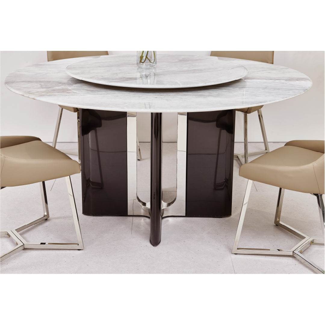 Premium Marisol Sintered Stone Dining Table - Durable & Scratch-Resistant - Modern Kitchen & Dining Room Furniture for Family Gatherings & Dinner Parties