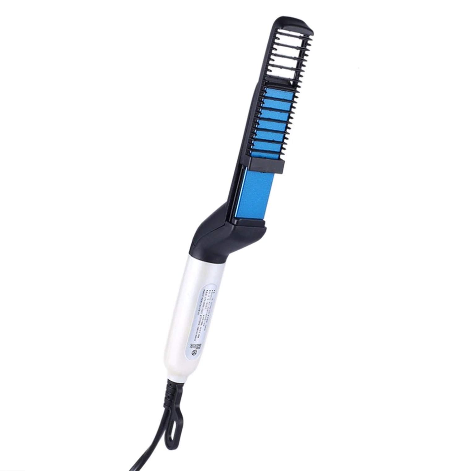 Professional Beard Straightener & Massage Comb for Men - Perfect for Grooming, Styling & Relaxation at Home or Travel