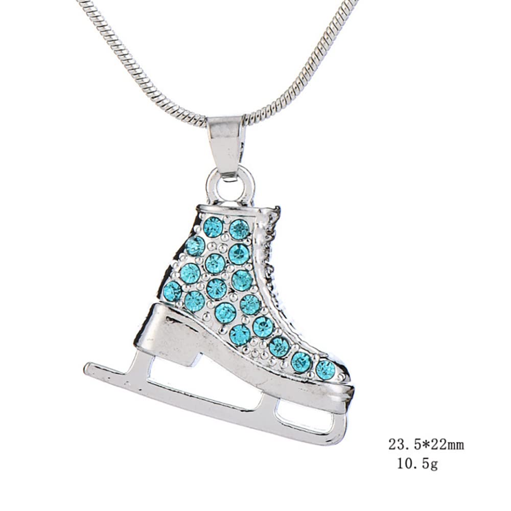 BANCHELLE Skateboard Pendant Necklace for Men & Women - Sports Fan Jewelry Gift with Pouch - Perfect for Skateboarding Enthusiasts & Fashion Accessories