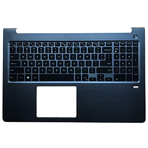 Original Title: GAOCHENG Laptop Palmrest for DELL Vostro 15 5568 P62F Black with Backlit US English Keyboard with Finger Hole Upper case New   Optimized Title: **Replacement Laptop Palmrest for DELL Vostro 15 5568 P62F - Black Backlit US English Keyboard with Finger Hole - Compatible with Upper Case - Perfect for Typing Comfort & Repair**