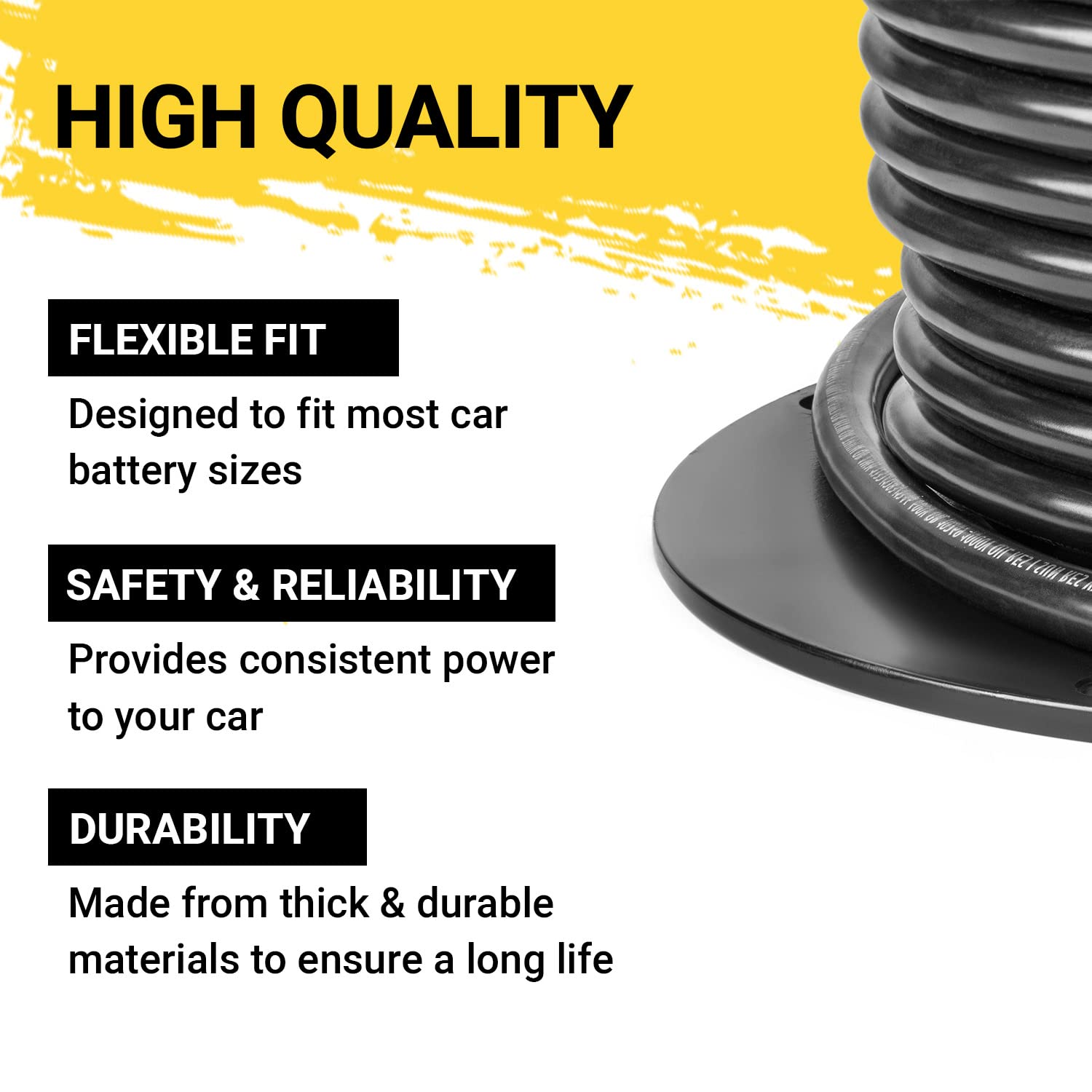 Premium Spartan Power Battery Cable - 100% Pure Copper Wire for Automotive, Inverter, MPPT, Car Audio & RV Applications - Heavy-Duty Power Transfer Solution for Cars, Boats, Solar Systems & Off-Grid Living - Made in USA