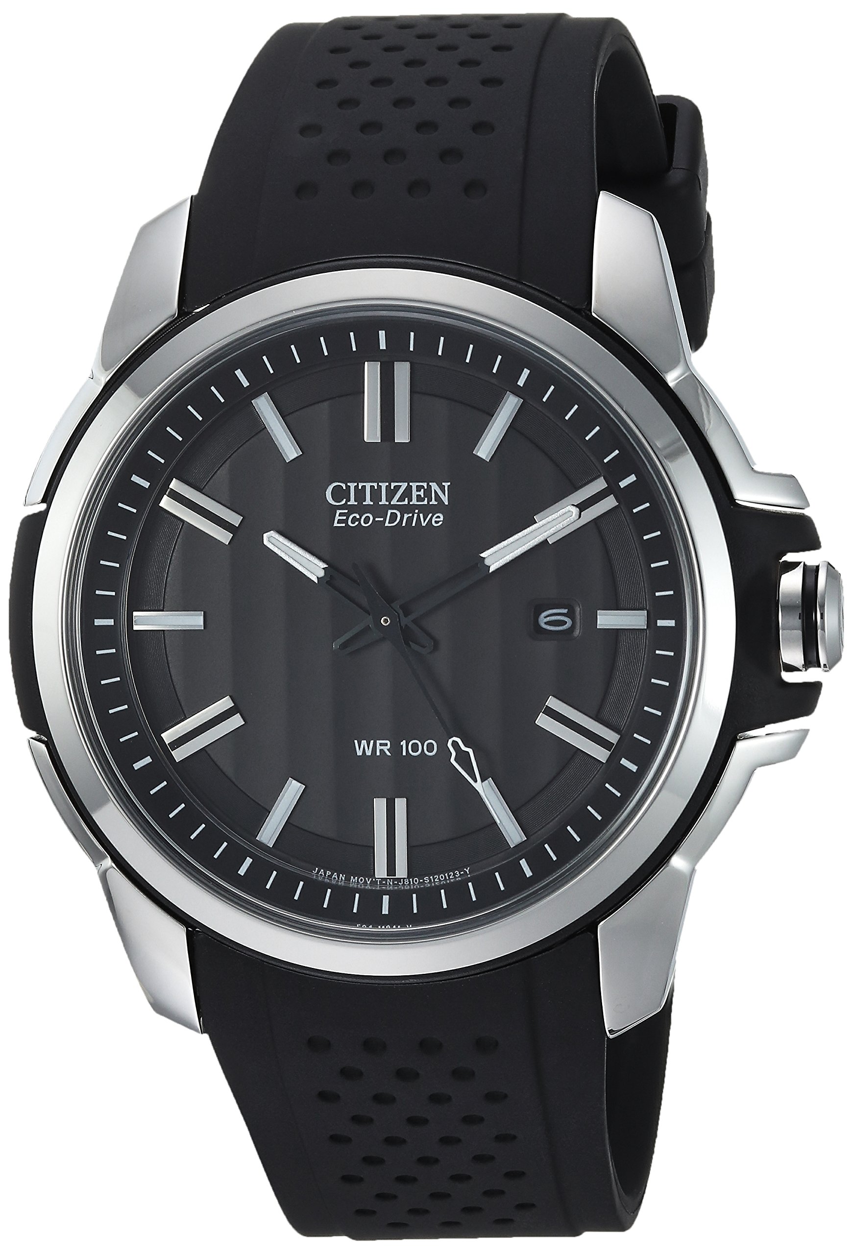 Citizen Eco-Drive Weekender Men's Watch - Stainless Steel Case with Durable Polyurethane Strap - Solar Powered, Water Resistant - Perfect for Business, Casual & Outdoor Activities