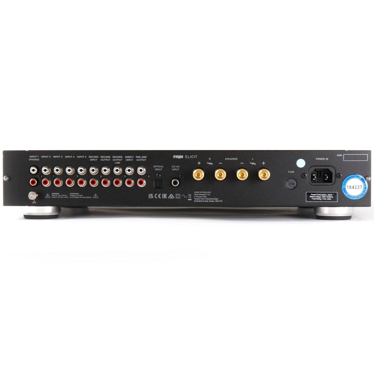 Rega Elicit MK5 Integrated Stereo Amplifier - High Fidelity Audio System for Home Theater & Music Listening - Perfect for Audiophiles & Hi-Fi Enthusiasts