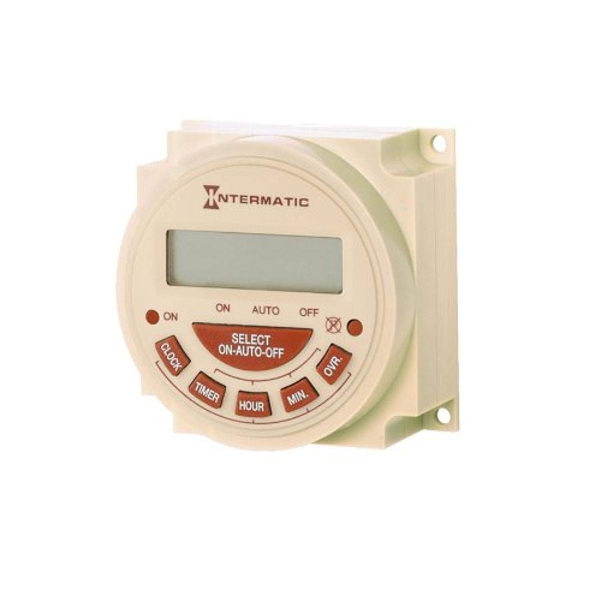 Intermatic PB313E 24-Hour 16-Amp 120-Volt Heavy Duty Outdoor Mechanical Timer Switch - Perfect for Lights, Pumps, and Holiday Decorations