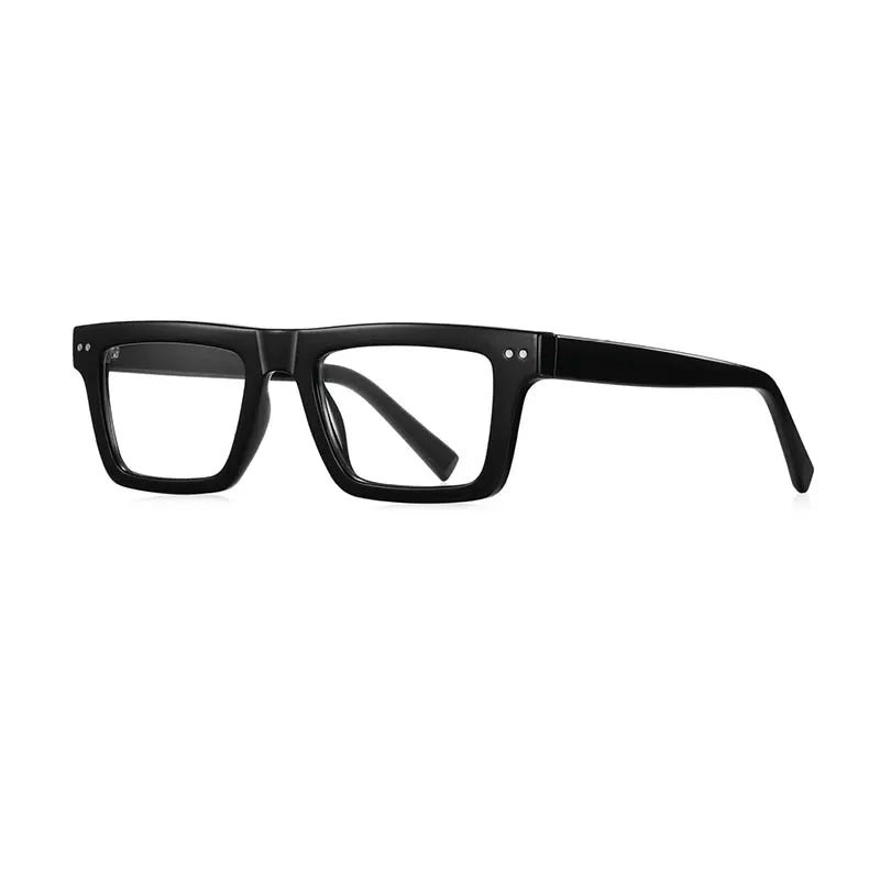 CCspace Unisex Full Rim Square TR90 Titanium Eyeglasses Frame 57176 - Lightweight & Durable Glasses for Work, Reading & Everyday Wear