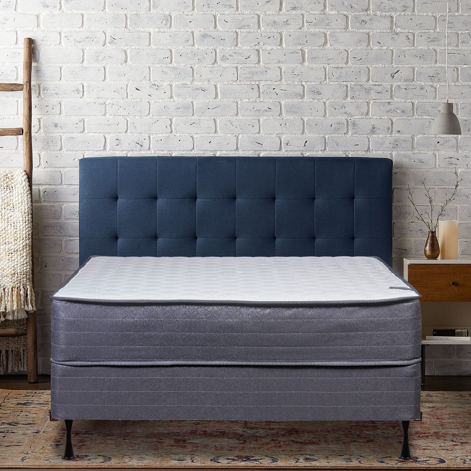 Greaton Medium Plush Tight Top Innerspring Mattress & 4