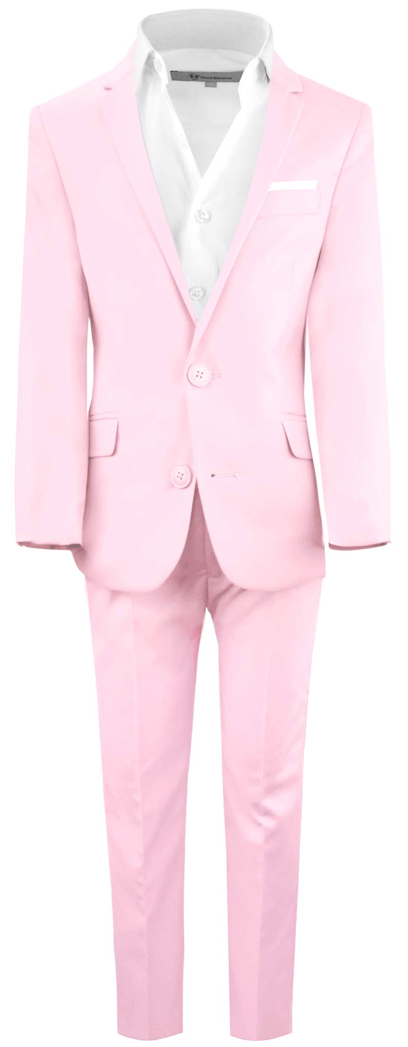 Black n Bianco Boys' First Class Slim Fit Suits - Lightweight Blazer & Dress Pants Set for Formal Occasions, Weddings & School Events | Premium Quality Kids Suits by Baby Muffin