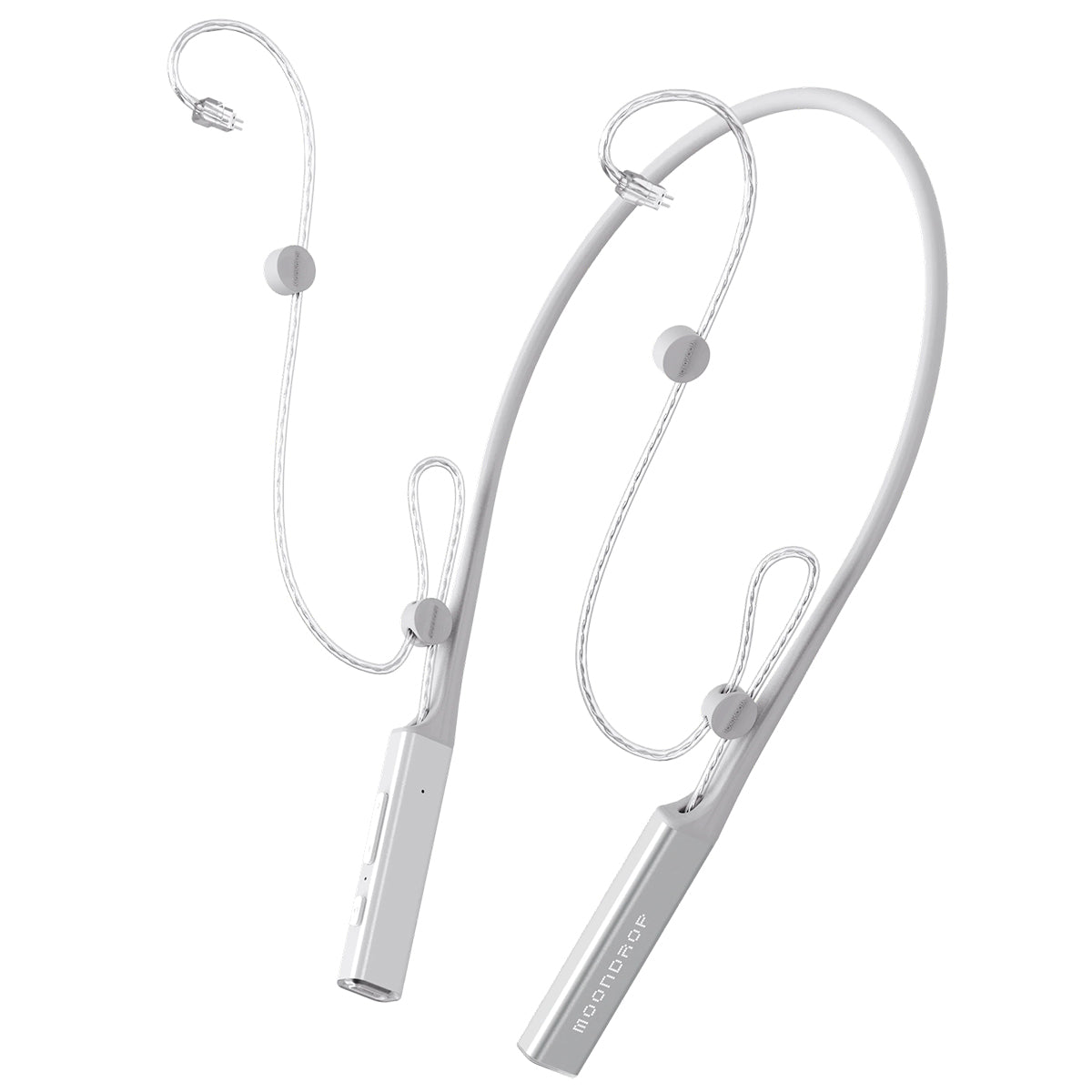 MoonDrop Little White Bluetooth 5.2 Neckband Adapter - Wireless Headphone Converter for iPhone Android - Perfect for Workouts, Commuting & Hands-Free Calls