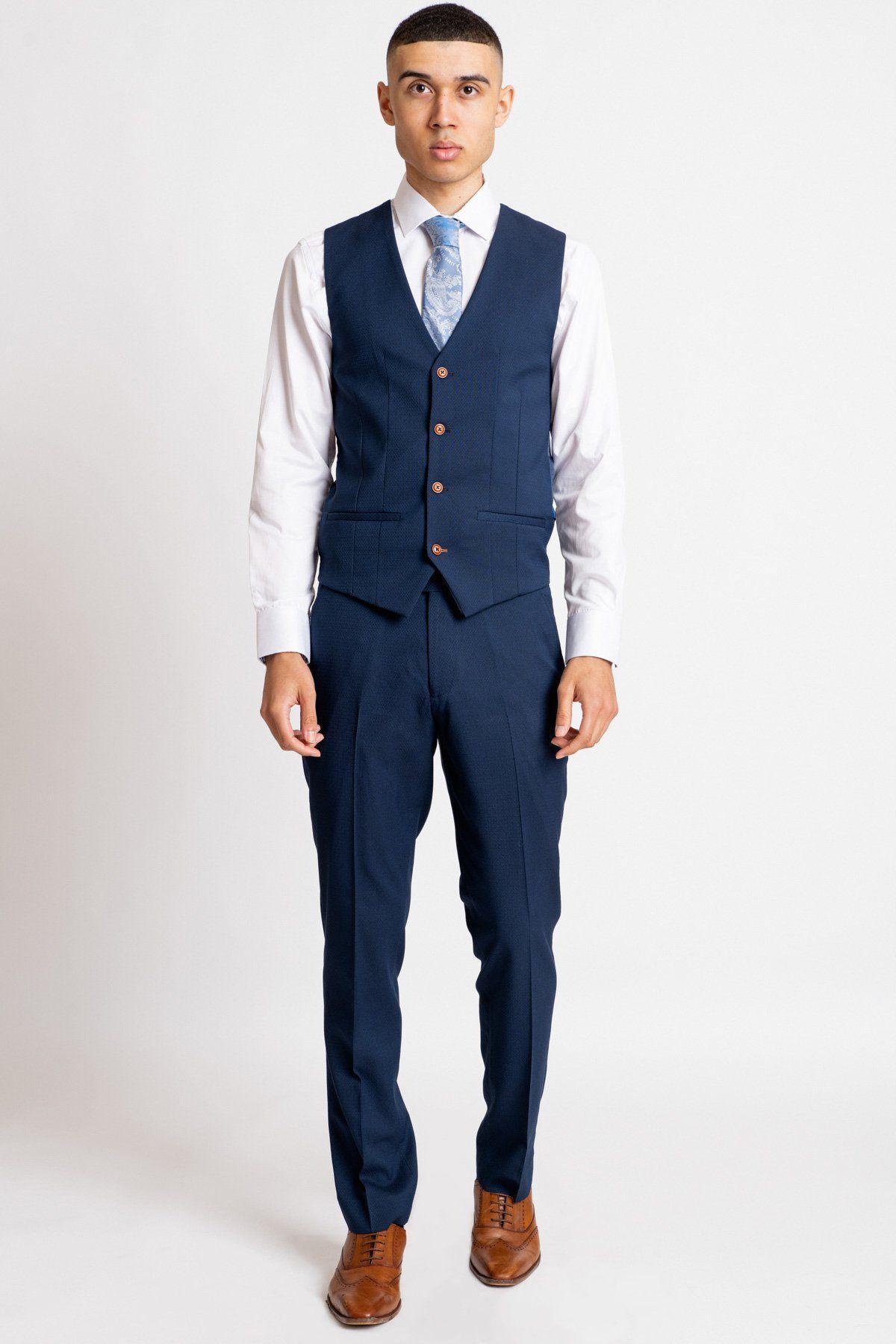 Boca Juniors Midfielder Ander Herrera Royal Blue Suit - Premium Soccer Player Formal Wear for Fans, Gifts & Special Occasions