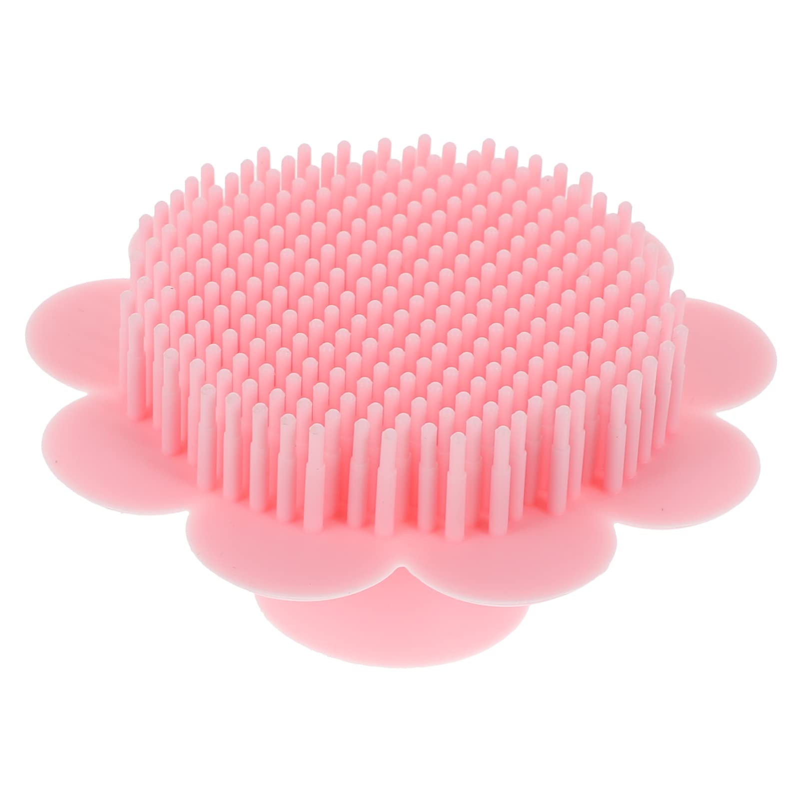 Baby Hair Brush & Scalp Exfoliator - Gentle Hair Massager & Dandruff Scrubber for Newborns, Toddlers & Kids (Pink) - Perfect for Bath Time & Sensitive Scalp Care