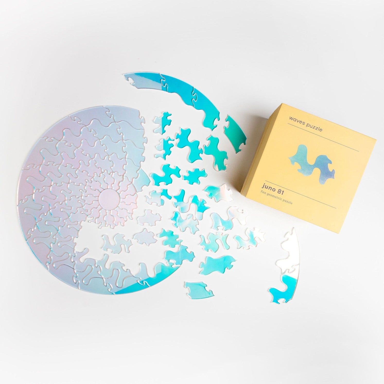 Juno 81 | 81 Piece Iridescent Jigsaw Puzzle for Adults & Kids - Perfect for Family Game Night, Stress Relief & Home Decor