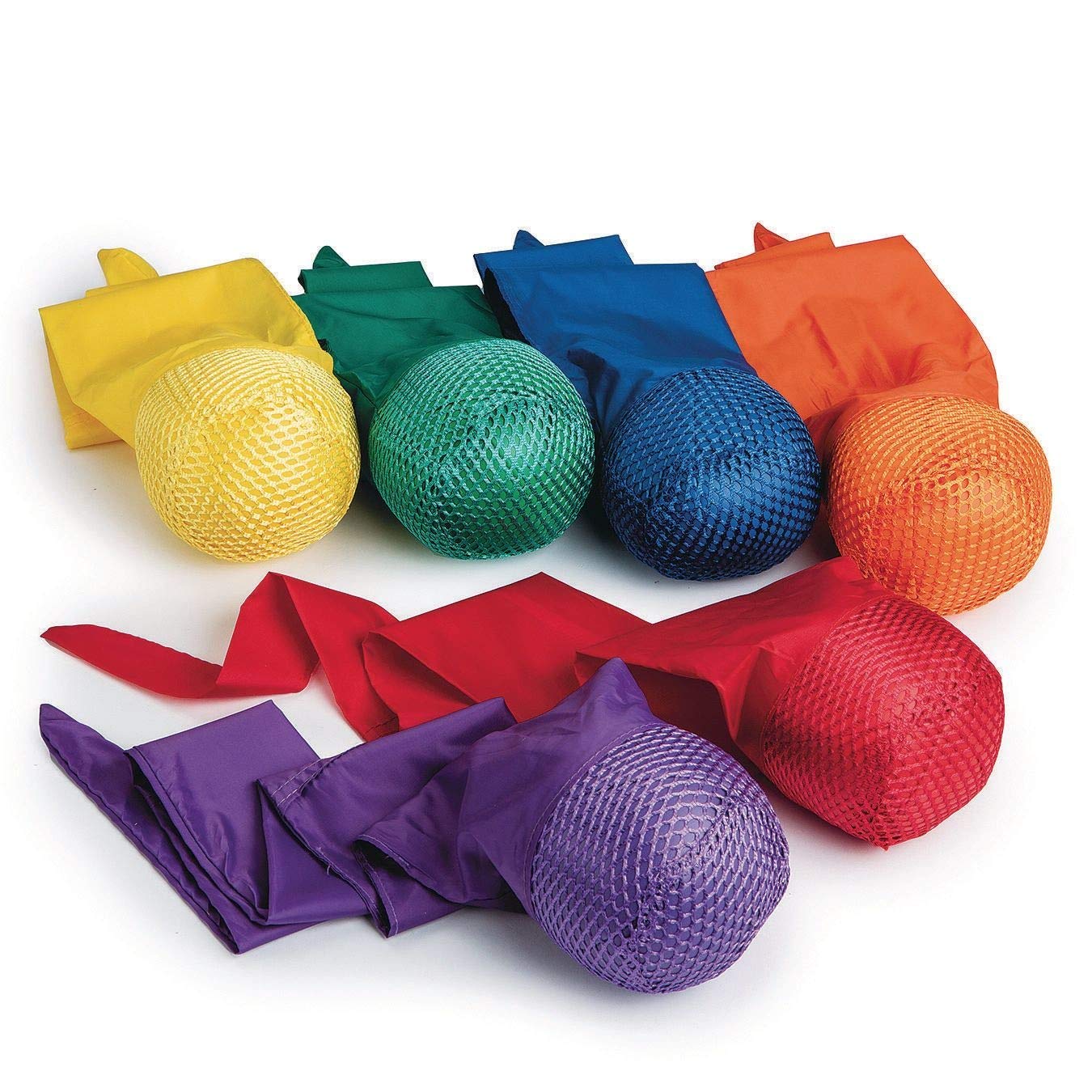 Spectrum Soft Touch Tail Balls for Dogs - 6 Pack Durable Chew Toys for Puppies & Adult Dogs - Interactive Play & Training Accessories for Indoor & Outdoor Use