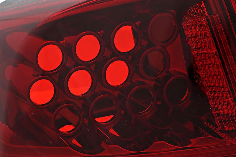 Acura MDX Tail Lights Lamps Set - Compatible with 2010 2011 2012 2013 Models - Driver & Passenger Side Replacement - Enhance Safety & Style for Night Driving
