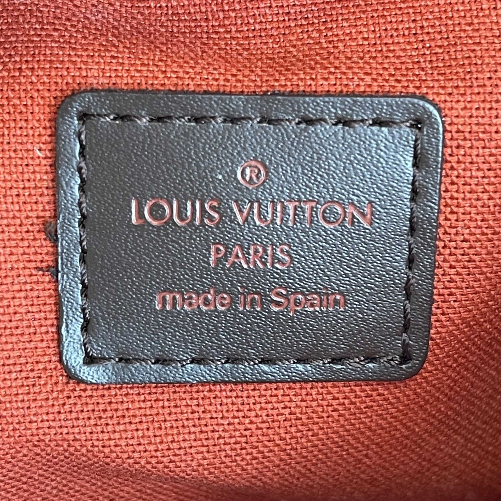 Louis Vuitton Unisex Geronimo Canvas Crossbody Fanny Pack - Damier Ebene Pattern Waist Bag for Travel, Concerts & Everyday Use