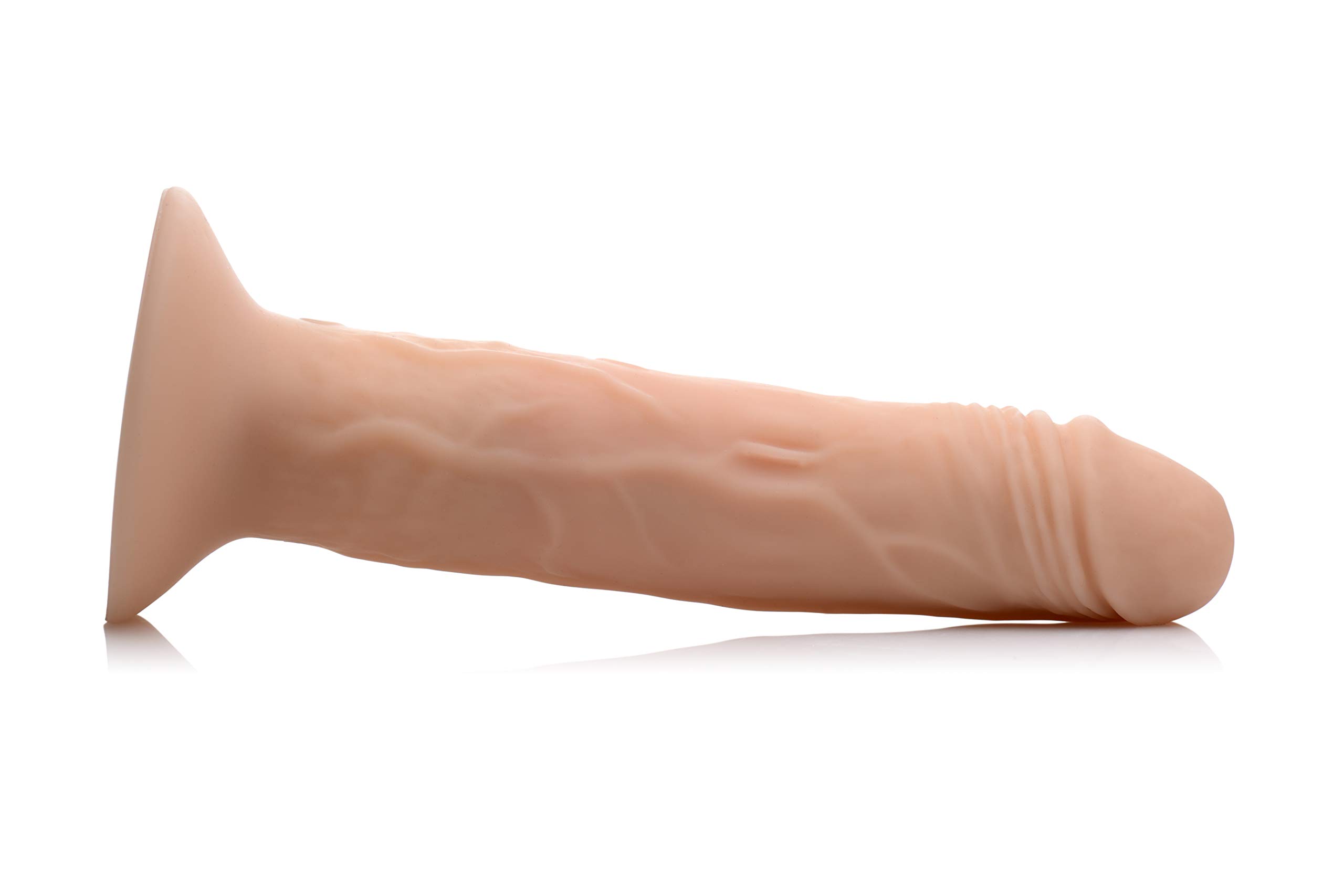 7X Thrusting Remote Control Dildo - Small Rechargeable Vibrator for Couples Play, Solo Pleasure & Long Distance Relationships - Waterproof Adult Toy for Bedroom Fun