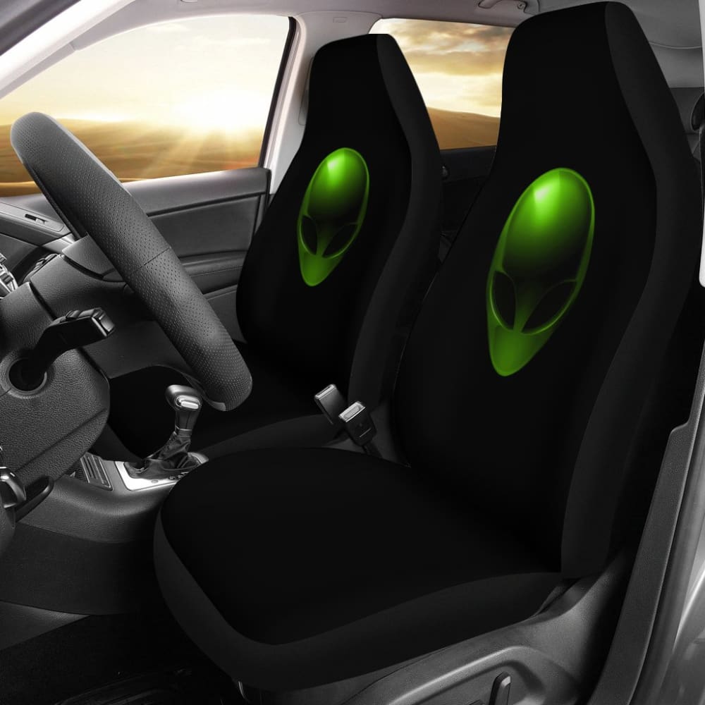 Premium Alien-Themed Car Seat Covers - Universal Fit for Most Vehicles, Unique Gift Idea for Sci-Fi Lovers (Model 212304) | Perfect for Road Trips, Daily Commutes & Car Enthusiasts