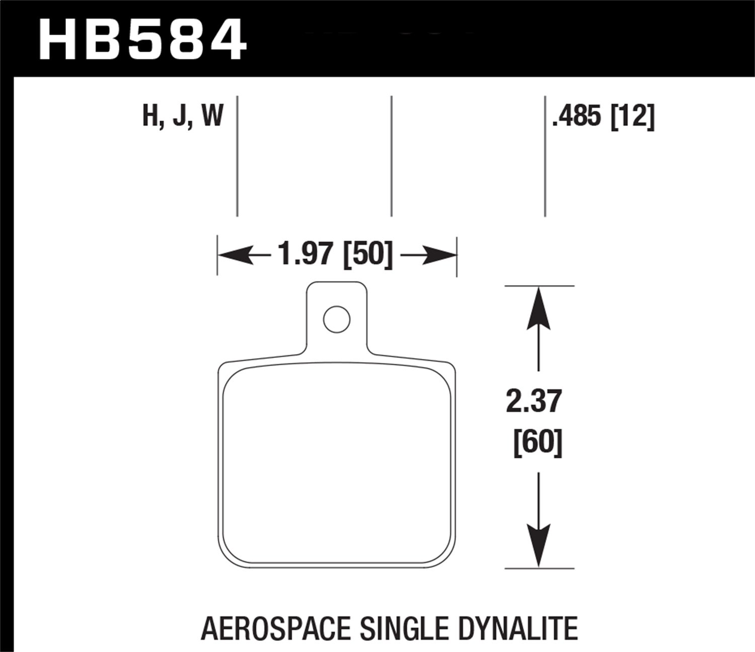 HB584W.485 DTC-30 High Performance Motorsport Brake Pads - Racing, Track Day & High-Speed Driving Applications