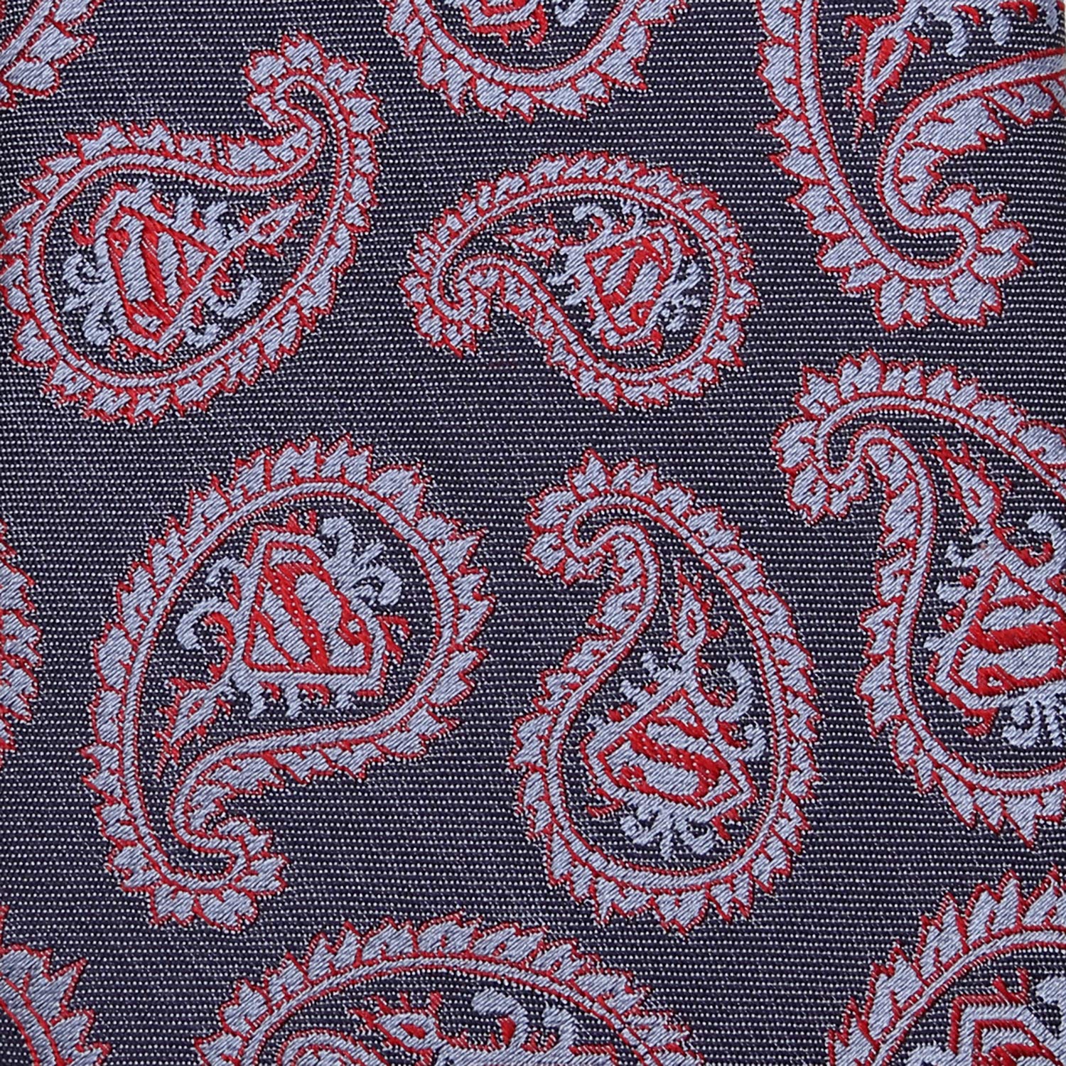 Superman Paisley Tie - Red and Blue Cufflinks for Men | Formal & Business Attire Accessories | Perfect for Weddings, Parties & Office Wear