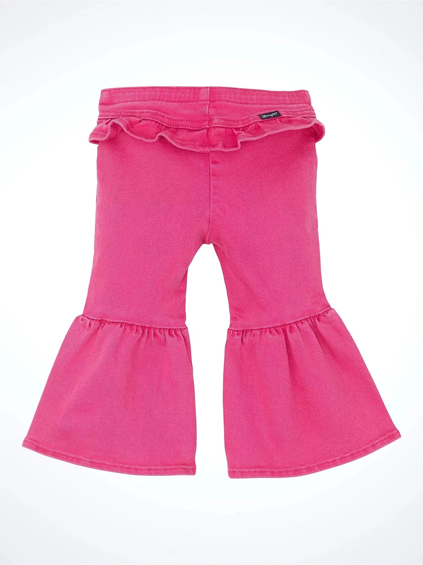 Girl's Toddler Pink Ruffle Jeans - Stylish & Comfortable Denim Pants for Baby Girls - Perfect for Playdates, Parties & Everyday Wear