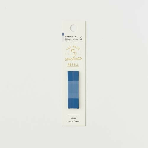 Coco Fusen Basic Refill - 6 Pack Sticky Memo Notes by Kanmido - Perfect for Office, School & Home Organization - Self-Stick Reminder Pads for Notebooks, Planners & Bulletin Boards