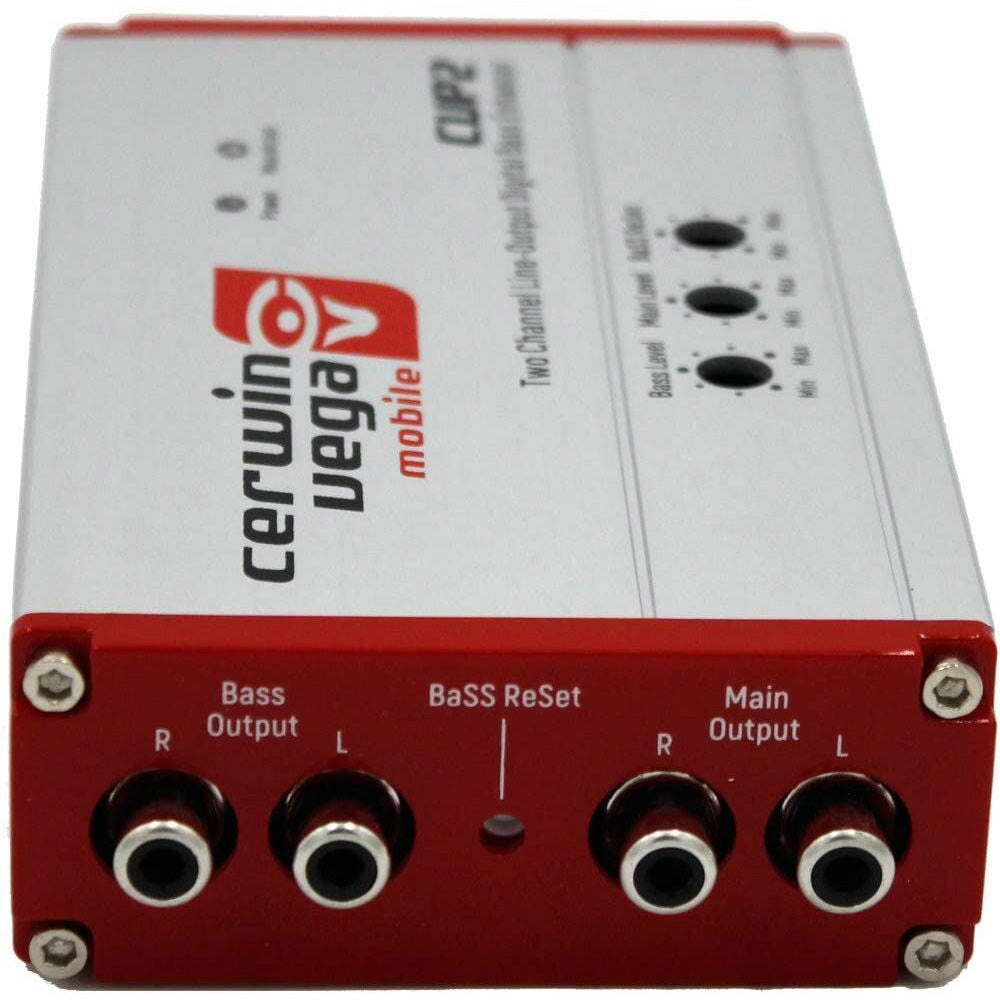 Cerwin Vega CVP2 2-Channel Line Output Converter with Digital Bass Enhancer - Car Audio System Upgrade for Enhanced Sound Quality