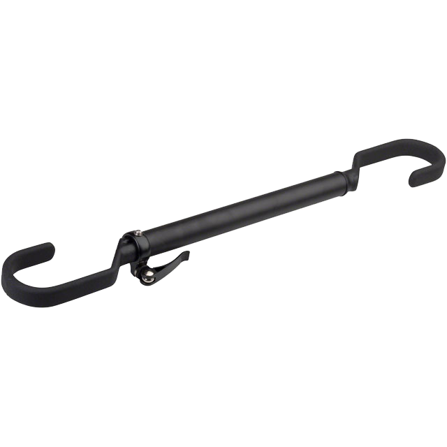Black Crossbar Top Tube Frame Adapter - Bike Rack Mount for Cycling & Outdoor Adventures
