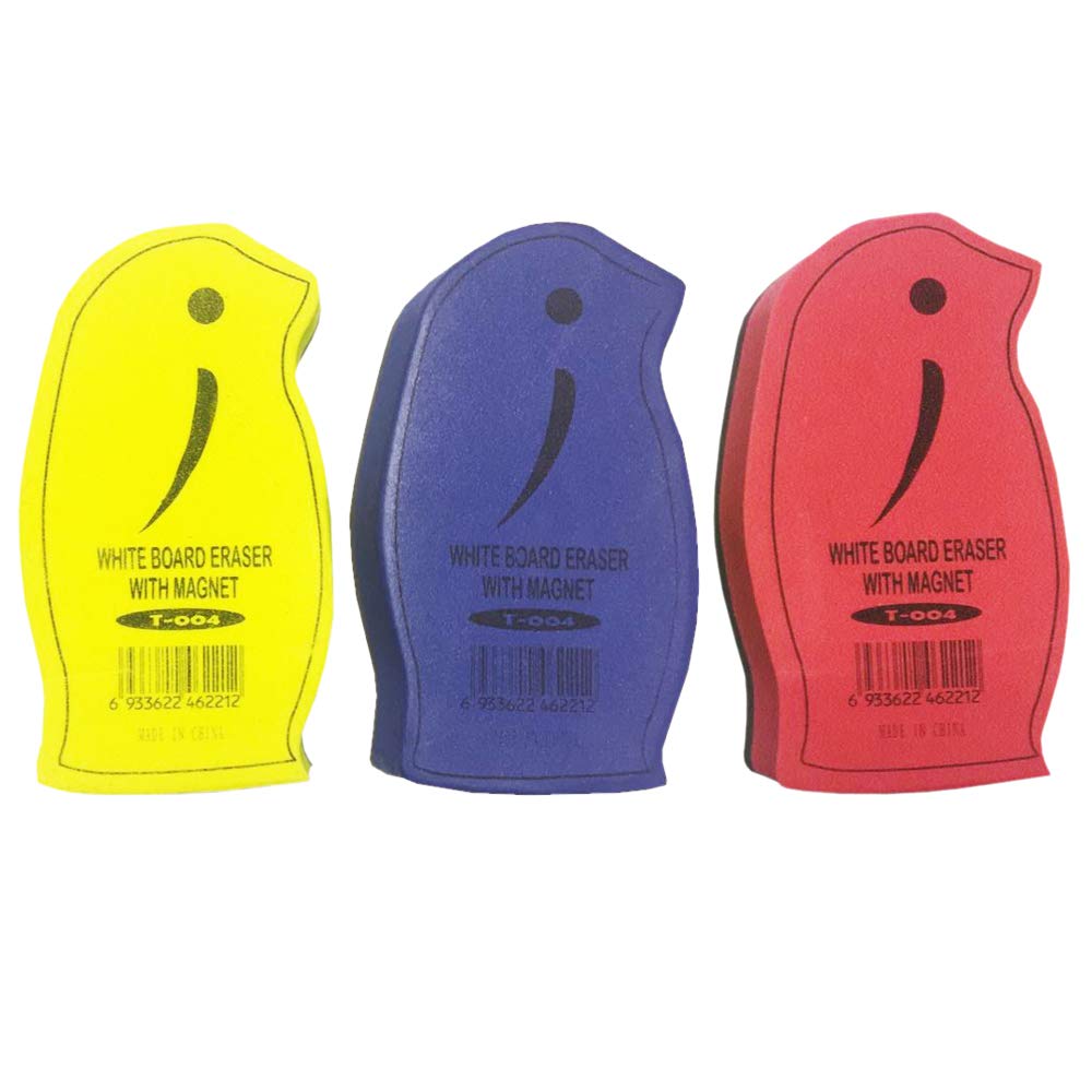Colorful Magnetic Dry Eraser Set - Fun & Effective Whiteboard & Blackboard Cleaner for Office, Classroom, and Home Use
