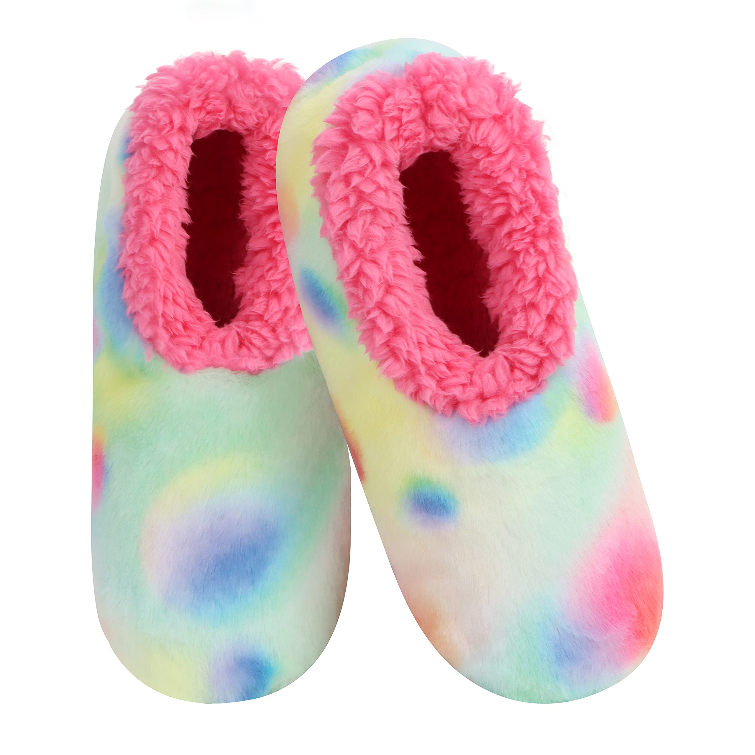 Cozy Snoozies Furry Slipper Socks for Women - Non-Slip Foldable House Shoes | Perfect for Travel, Home & Indoor Comfort