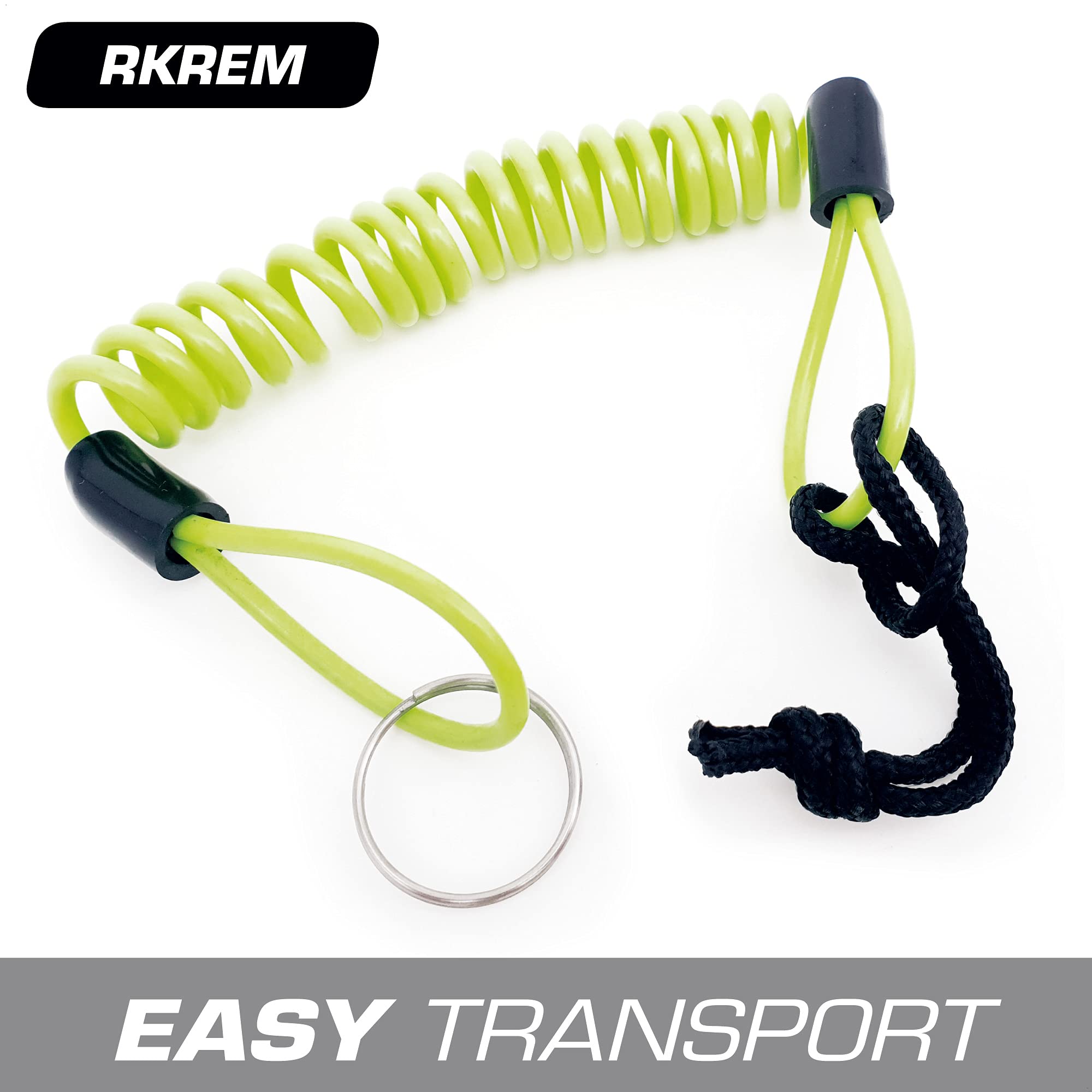 Premium Motorcycle Disc Lock Reminder Cable with Brake Ring - High Visibility Anti-Theft Safety Cable for Bikes, Scooters & Helmets | Secure Parking, Theft Prevention & Ride Safety Accessories