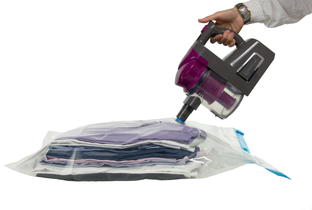 Starlyf Vacuum Storage Bags for Clothes, Bedding & Blankets - Space Saving Storage Solution for Travel, Moving & Seasonal Organization (10 Pack)