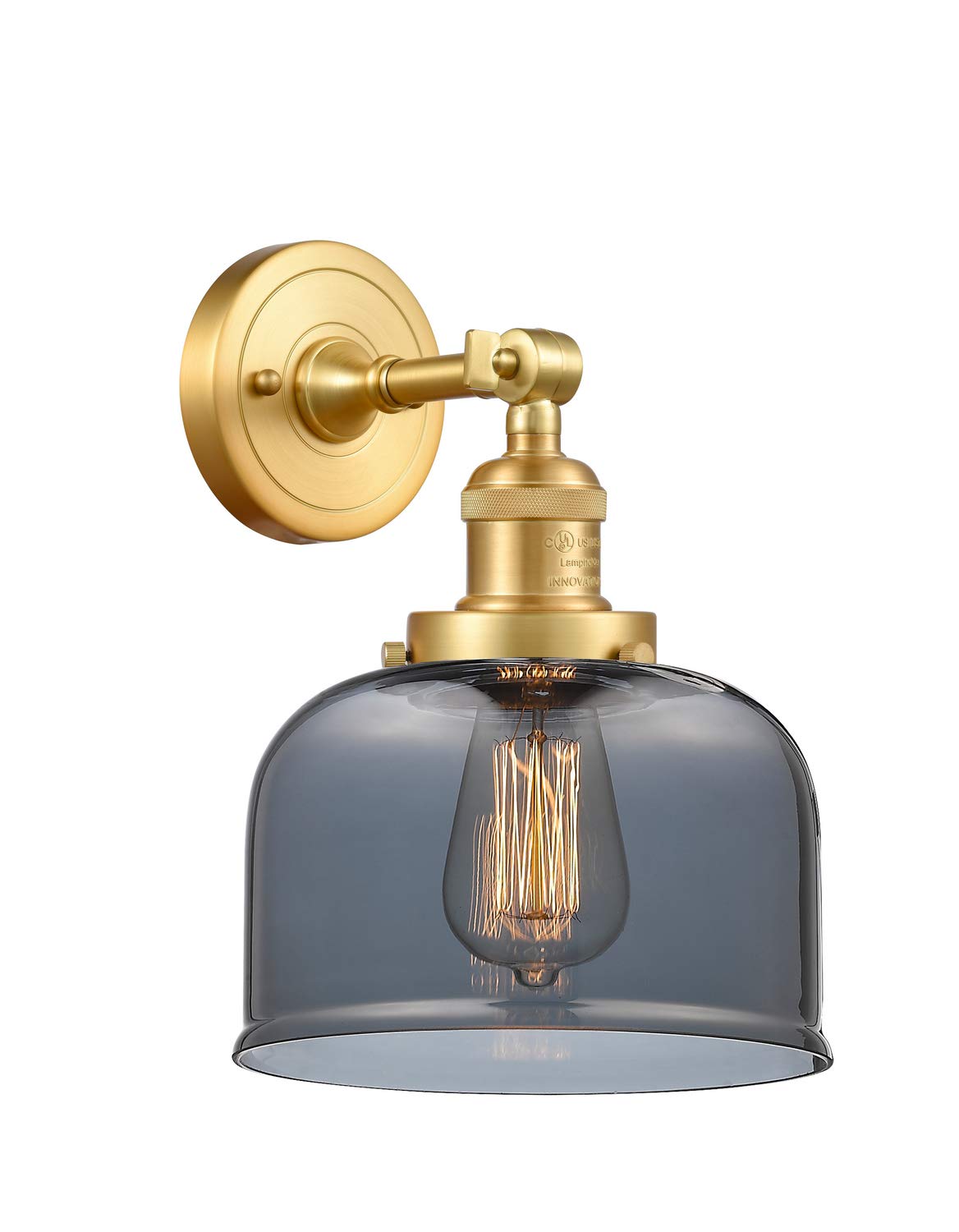Franklin Restoration Collection Gold LED Wall Sconce - Vintage Style Transitional Lighting Fixture with Champagne & Gold Leaf Finish for Living Room, Bedroom & Hallway Decor
