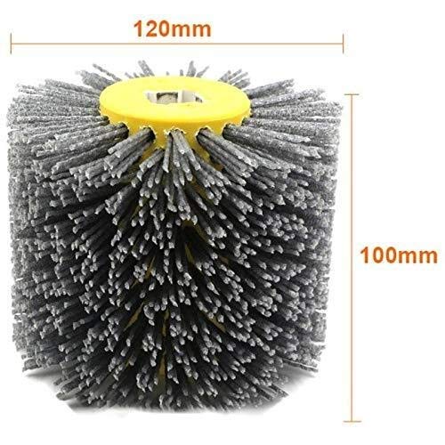 1PC Nylon Abrasive Wire Drum Polishing Wheel - Electric Brush for Woodworking & Metalworking - Perfect for DIY Projects, Furniture Restoration, and Automotive Polishing