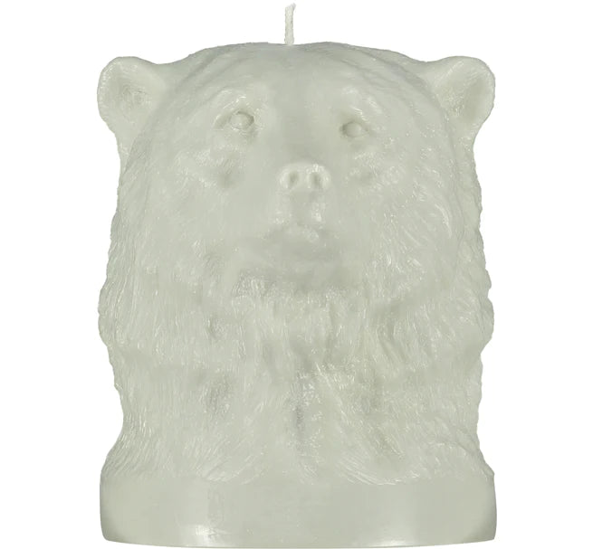 Bear Bust Candle - Handmade Soy Wax Sculpture Candle for Home Decor, Gifts & Aromatherapy | Perfect for Living Room, Bedroom, Spa & Meditation Spaces