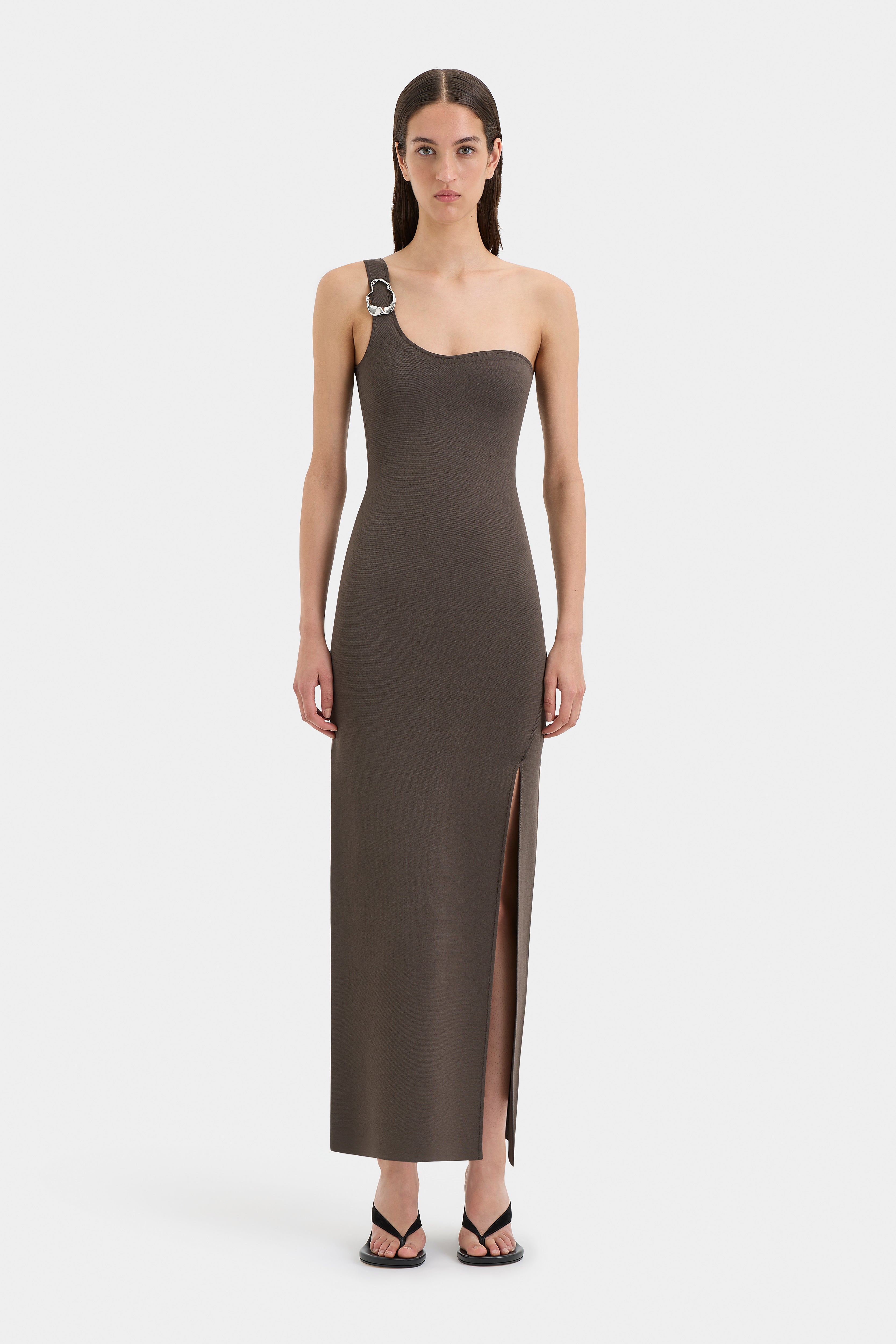 Zinnia One Shoulder Dress for Women - Elegant Summer Party & Evening Gown - Perfect for Weddings, Cocktail Parties & Date Nights