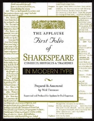 The First Folio of Shakespeare: Modern Type Edition - Comedies, Histories & Tragedies by William Shakespeare | Classic Literature Collection | Perfect for Students, Actors & Shakespeare Enthusiasts