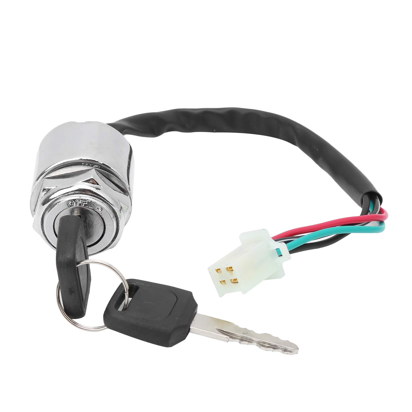 Universal Motorcycle Ignition Switch with 2 Keys - ATV & Motorbike Starter for Smooth Rides