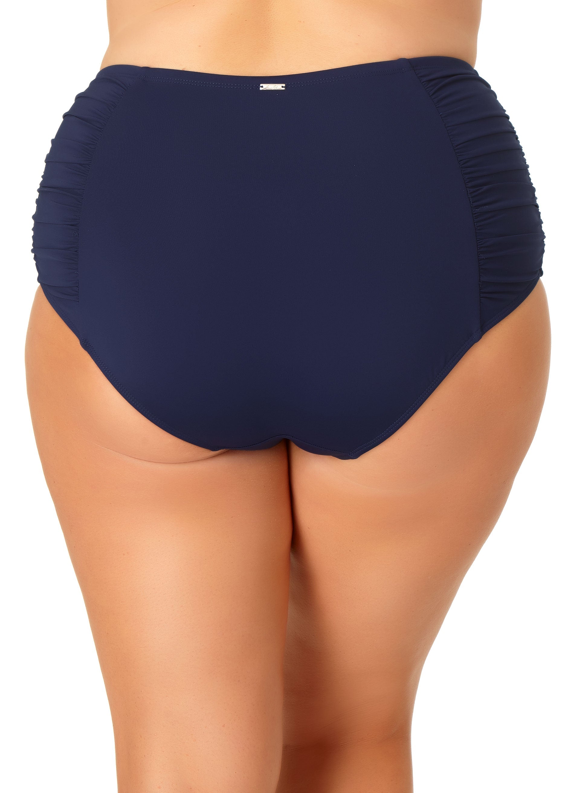 Anne Cole Shirred Swimsuit Bottom - High Waisted Bikini Bottoms for Women, Comfortable Swimwear for Beach & Pool - Perfect for Summer Vacation & Water Activities
