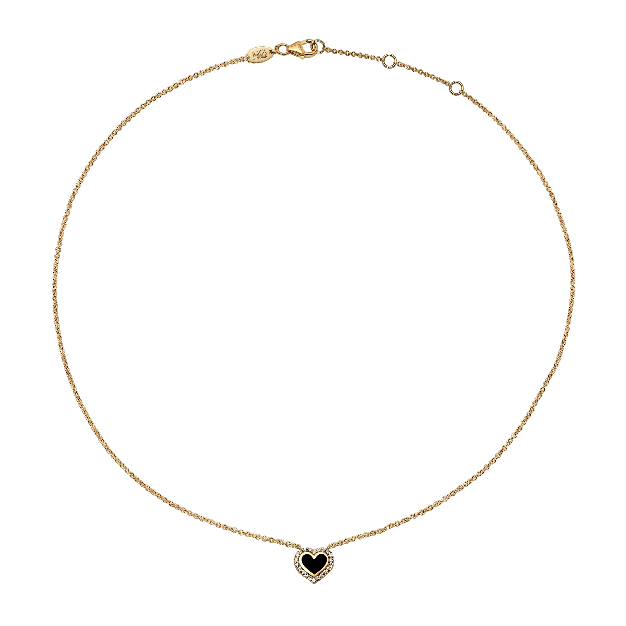 Heart Necklace for Women - Elegant 14K Gold Plated Love Pendant with 18