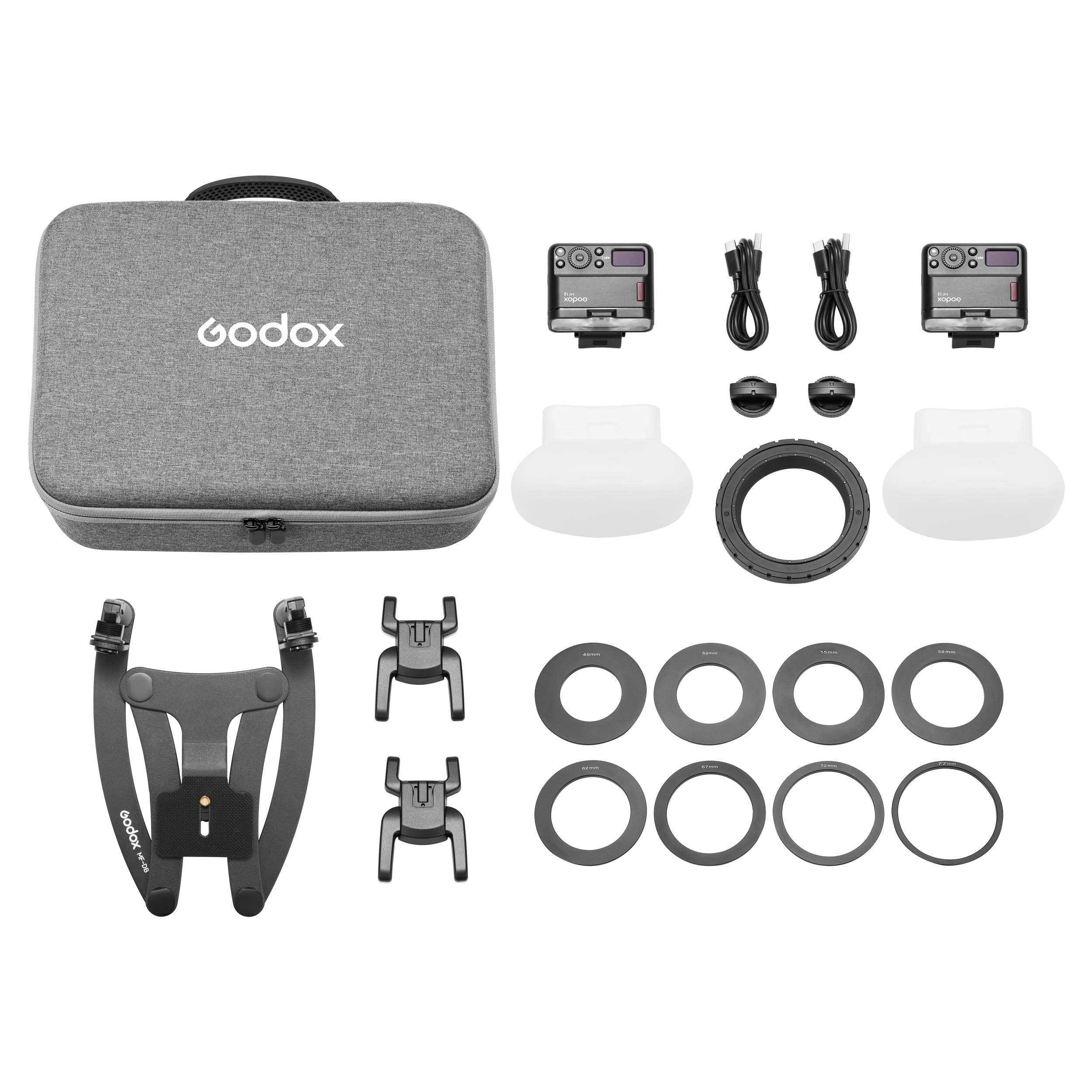 MF12 DK3 Twin Macro Flash Kit for Dental Photography - Perfect for Dentists, Orthodontists & Dental Labs - Capture High-Quality Dental Images with Professional Lighting