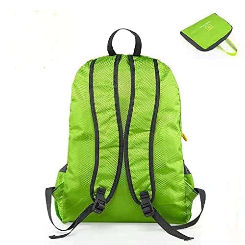 Lightweight Foldable Backpack for Outdoor Hiking, Travel & Camping - Water-Resistant Green Daypack for Men & Women - Perfect for Commuting, Gym & Adventure Trips
