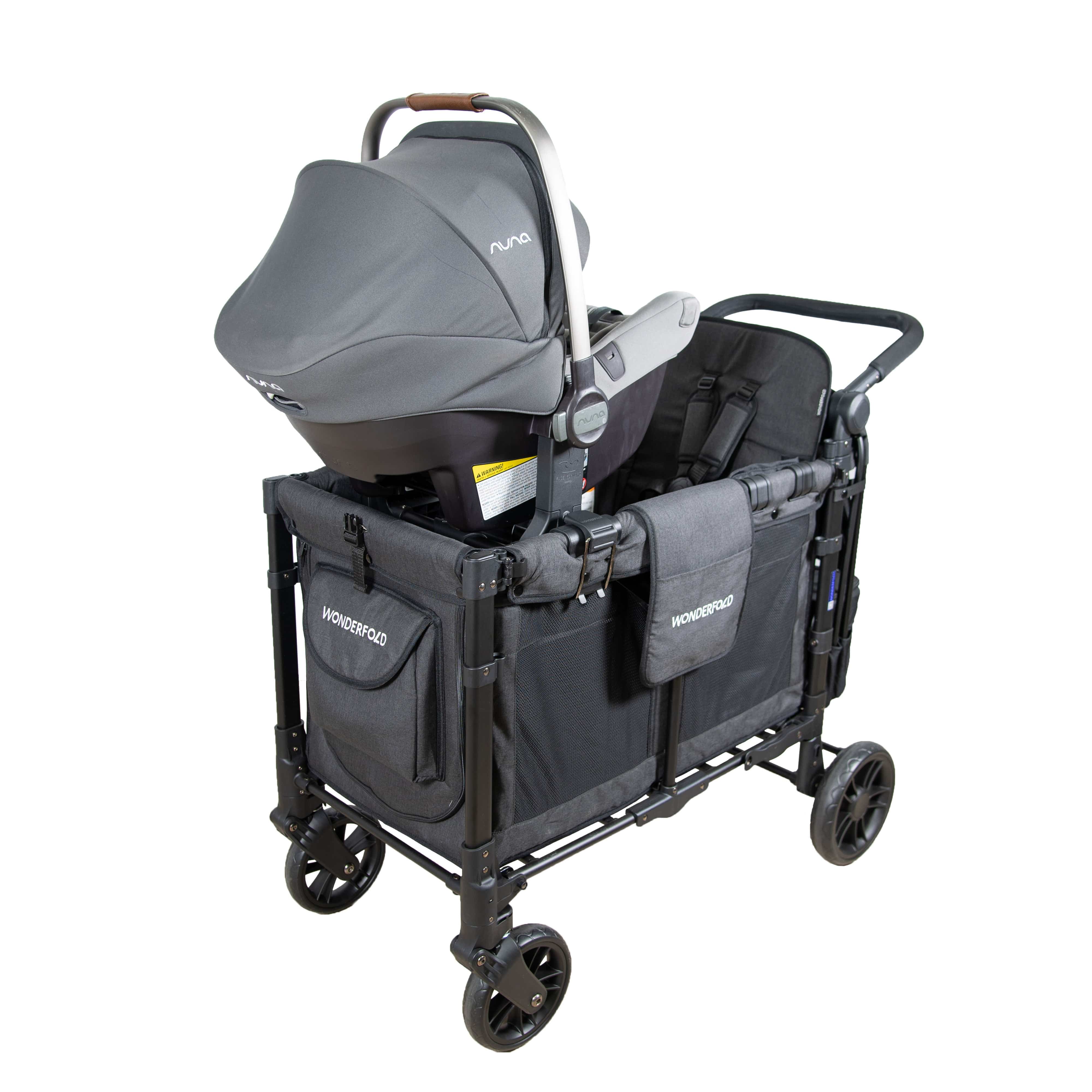 Wonderfold W2 Series Car Seat Adapter - Compatible with Cybex, Nuna & Maxi Cosi Infant Car Seats | Perfect for Stroller Travel & On-the-Go Families