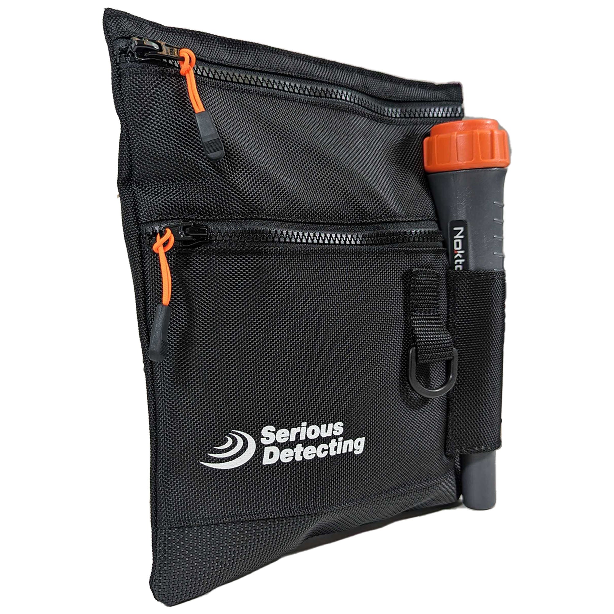 Waterproof Mesh Bottom Beach Metal Detecting Bag with 43