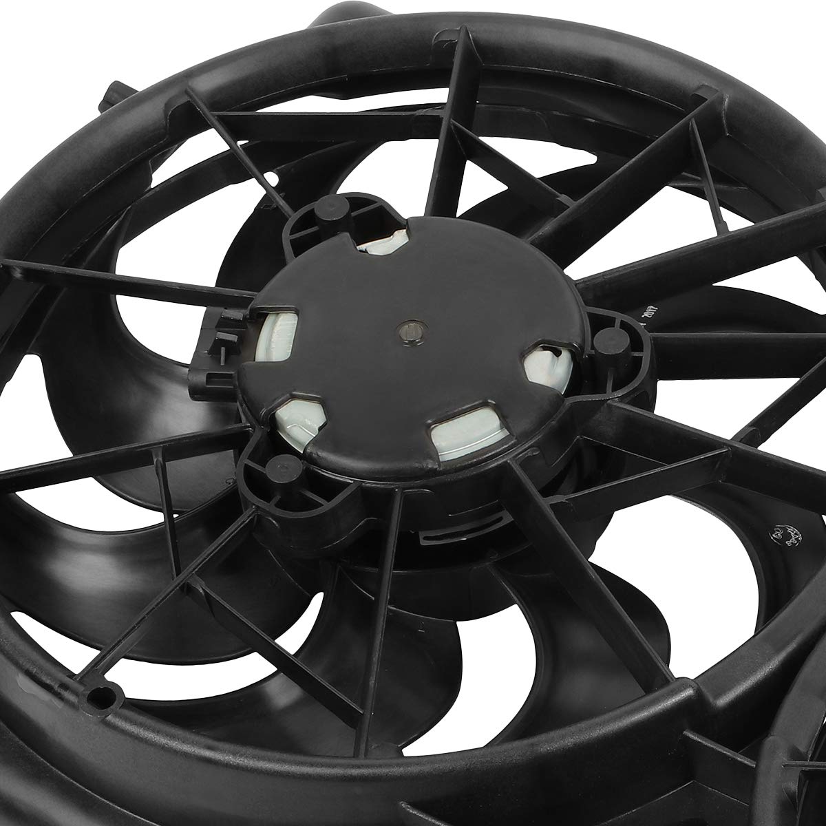 Auto Dynasty GM3115182 OE Style Radiator Cooling Fan Assembly for 2005-2010 Chevy Cobalt & Saturn Ion 2.0L Turbo/Supercharged - Perfect for Engine Cooling System Replacement & Performance Upgrades