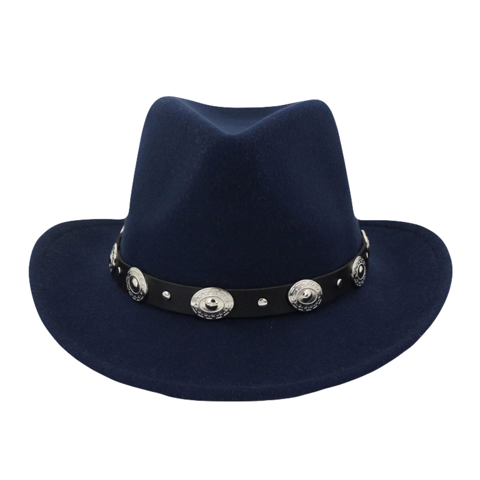 Stylish Men's & Women's Cowboy Hat - Summer Western Sun Hat with Wide Brim, Solid Color Design for UV Protection - Perfect for Rodeo, Outdoor Adventures, and Country Music Festivals